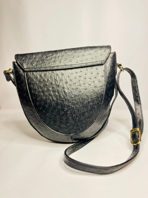 Large Ostrich Leather Bag